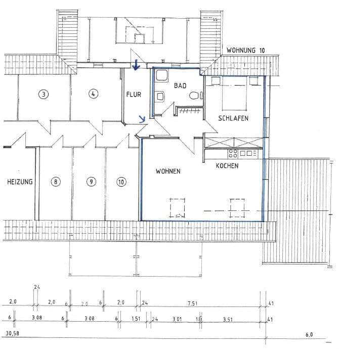 2-Raum Wohnung – Kirschenallee 35, Röbel – Vorschau 4